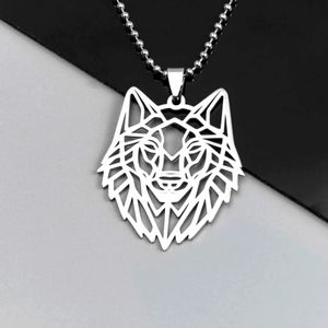 Men's Lion Head Charm Necklace.